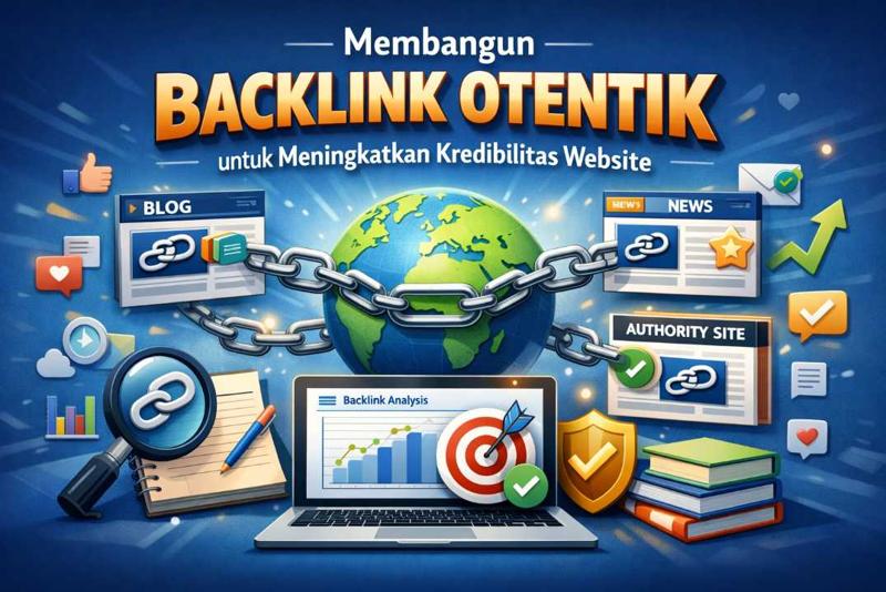 Membangun Backlink Otentik Kredibilitas Website